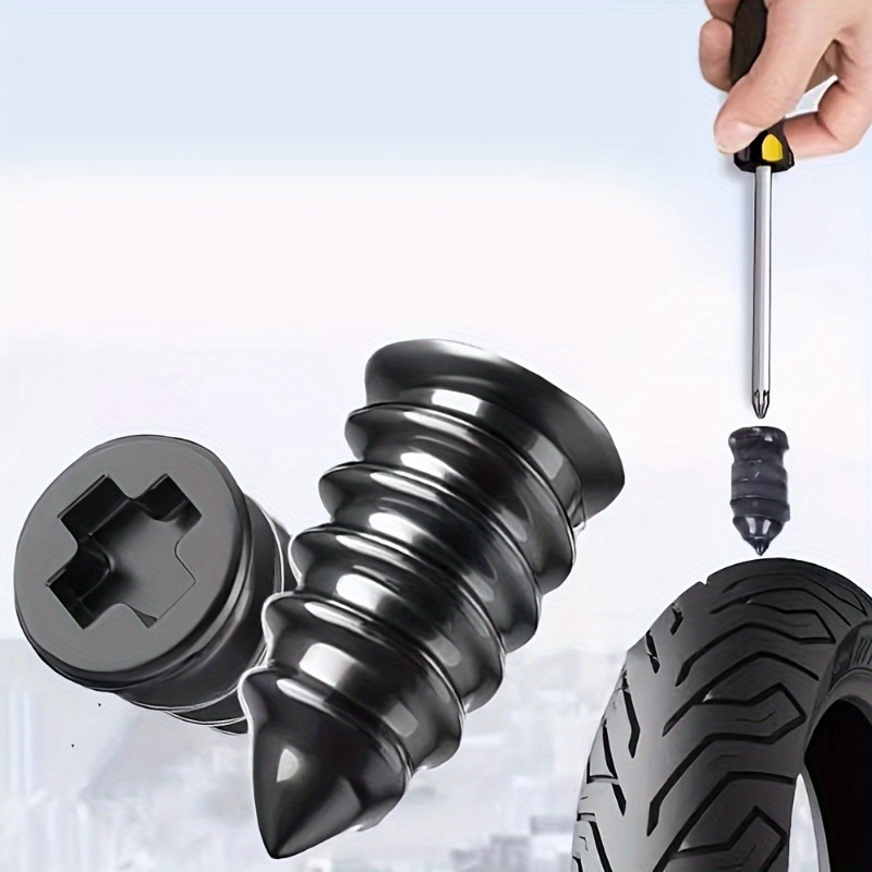 Car Emergency Tool Kit - 40PCS Spiral Tire Repair Kit 20