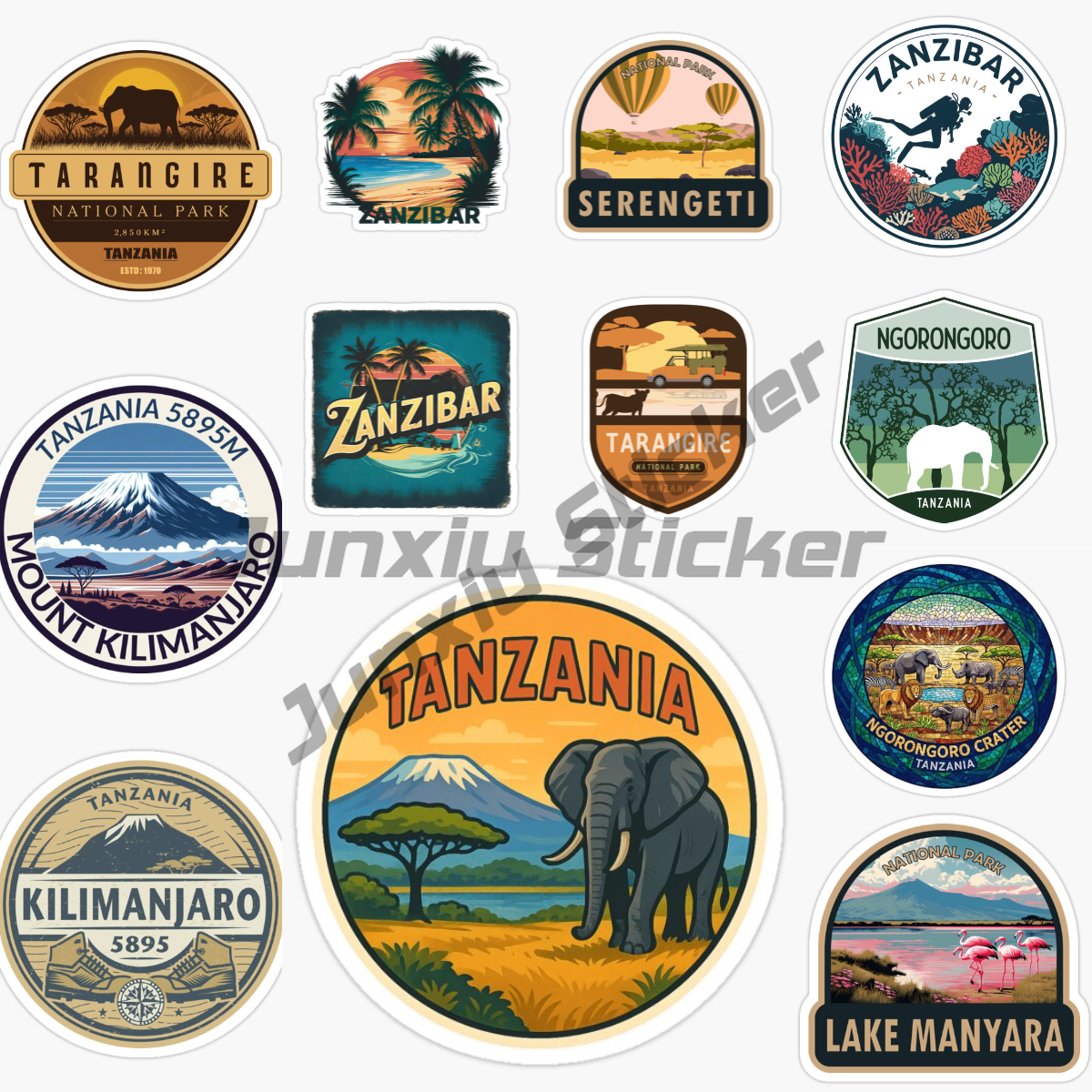 Car Accessories Zanzibar - TANZANIA ZANZIBAR Flag National Emblem Vinyl