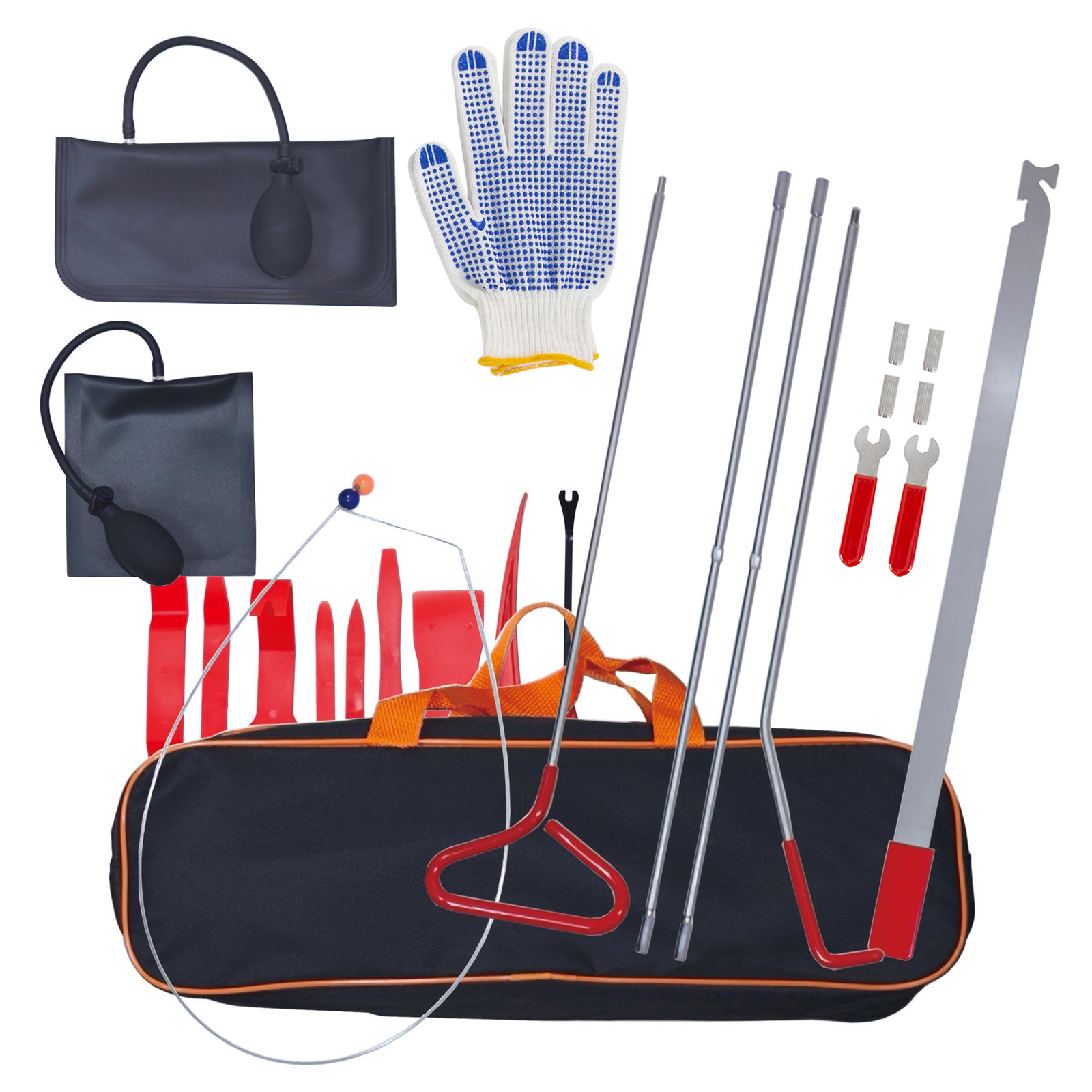 Car Emergency Tool Kit - 18Pcs Car Door Opening Tool Kit
