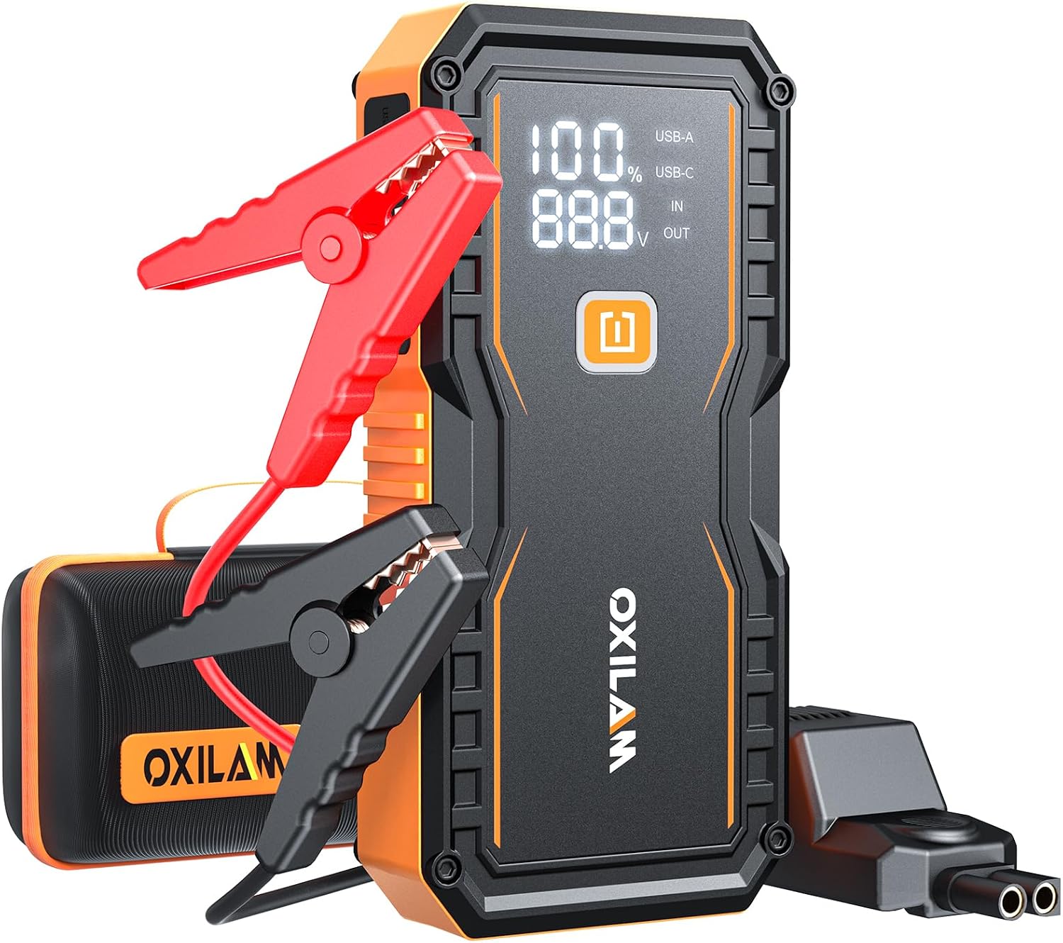 Portable Jump Starter - 6000A Jump Starter for All Gas/12L