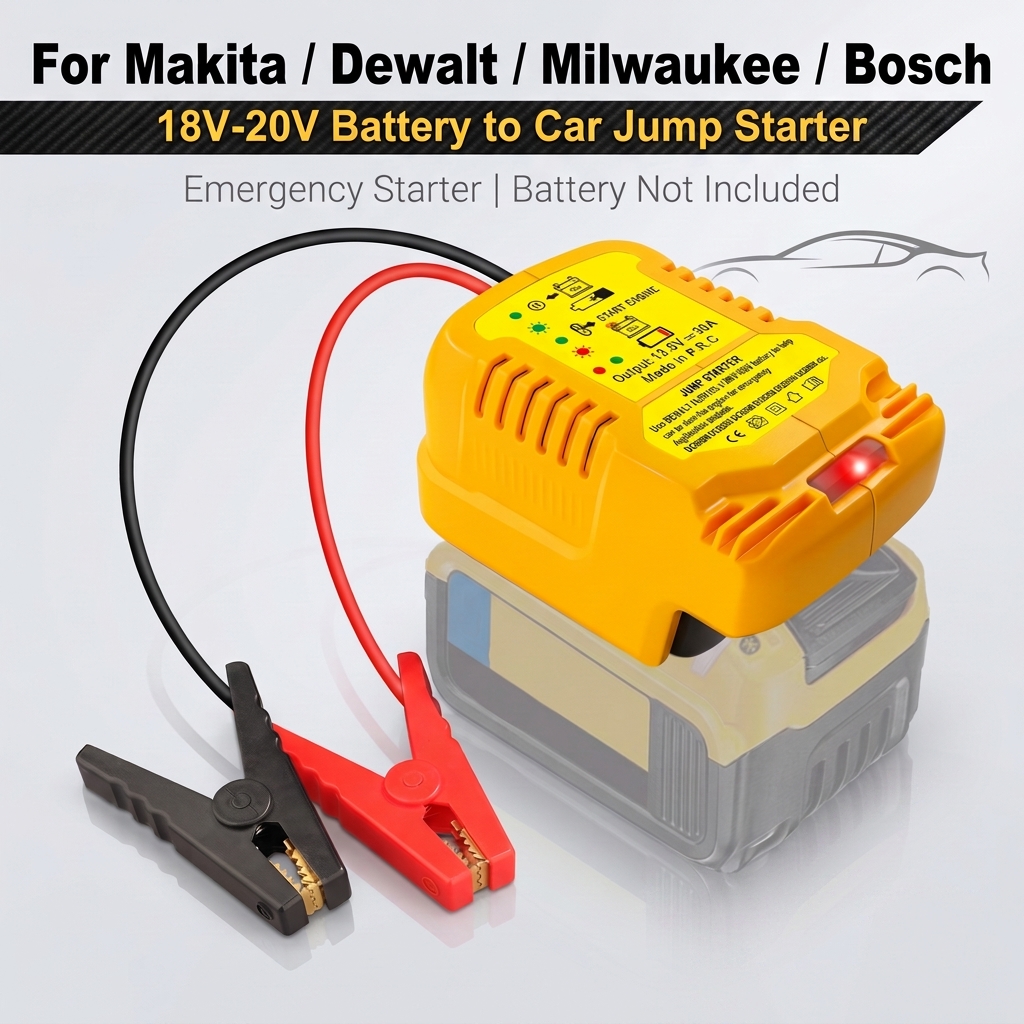 Car Emergency Tool Kit - Car Jump Starter For Dewalt Makita