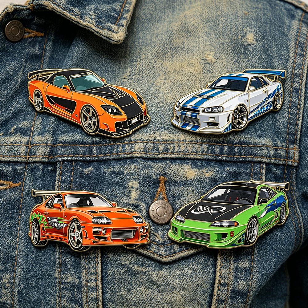 Car Accessories Gifts For Men - 4pcs The Fast and the Furious