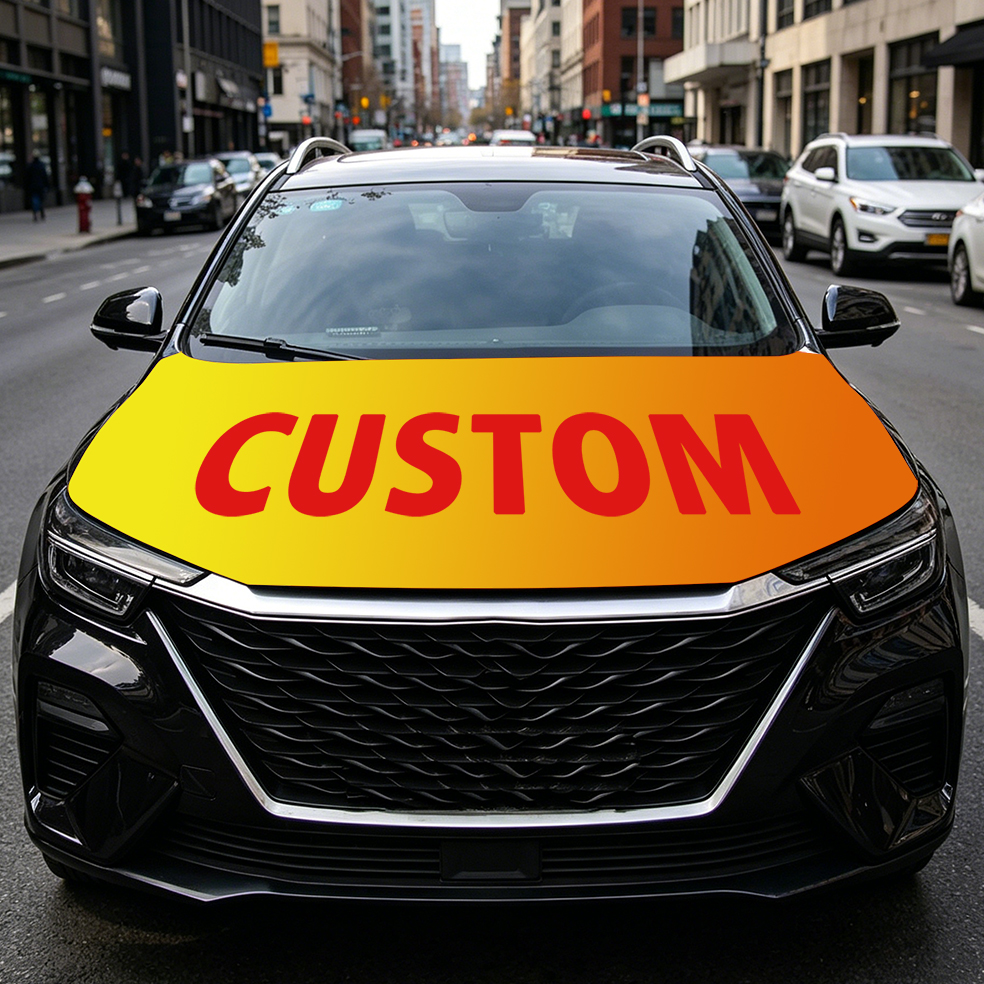 Car Accessories Egypt - Custom Flag Car Engine Hood Cover