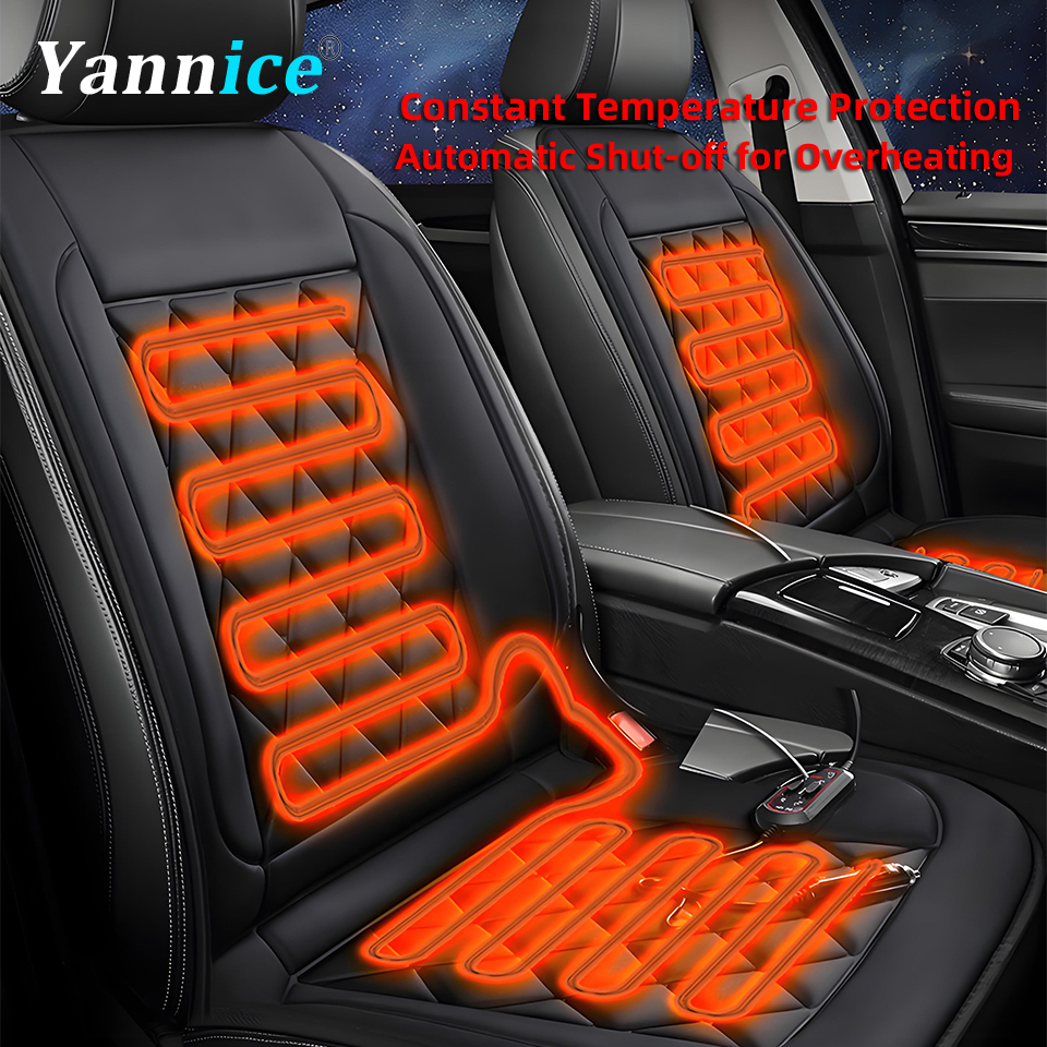 Car Accessories For Winter - 12V Universal Car Heated Seats Cushion