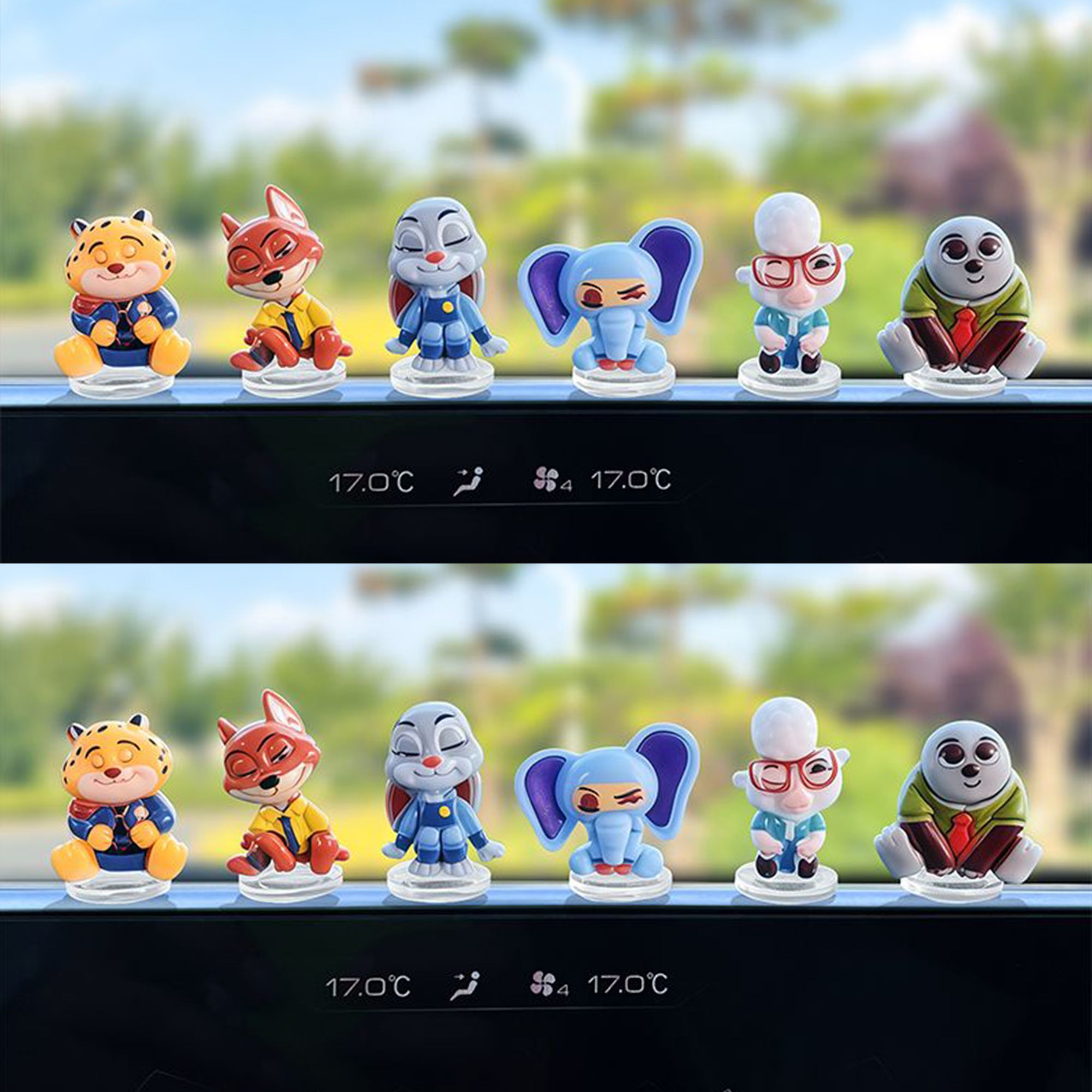 Car Accessories Cute - Zootopia cartoon car ornament for car
