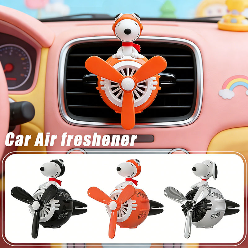 Car Accessories Perfume - Kawaii Pilot Snoopy Car Aromatherapy Cartoon