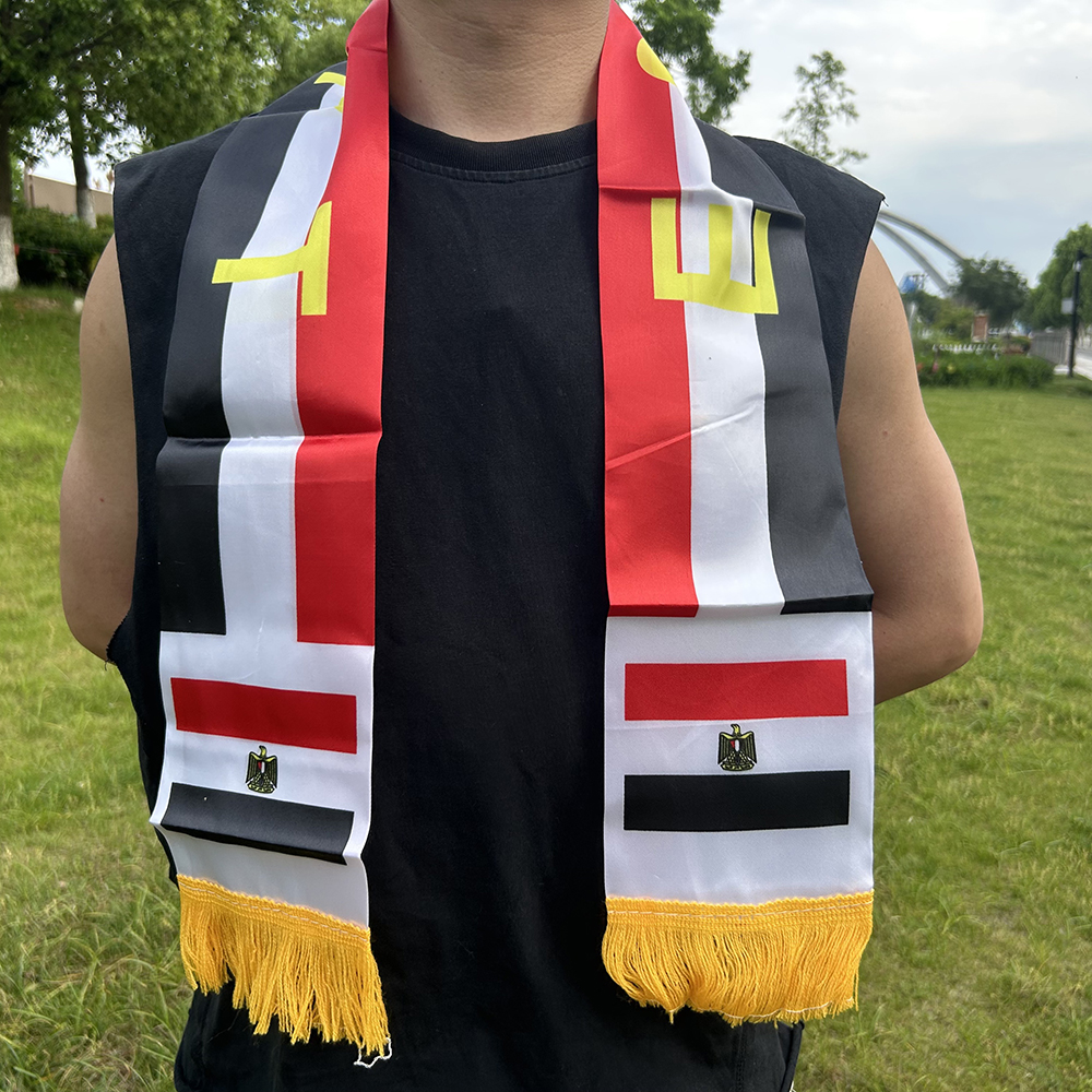 Car Accessories Egypt - Egypt Scarf 14x135cm Double-sided Printed Egypt