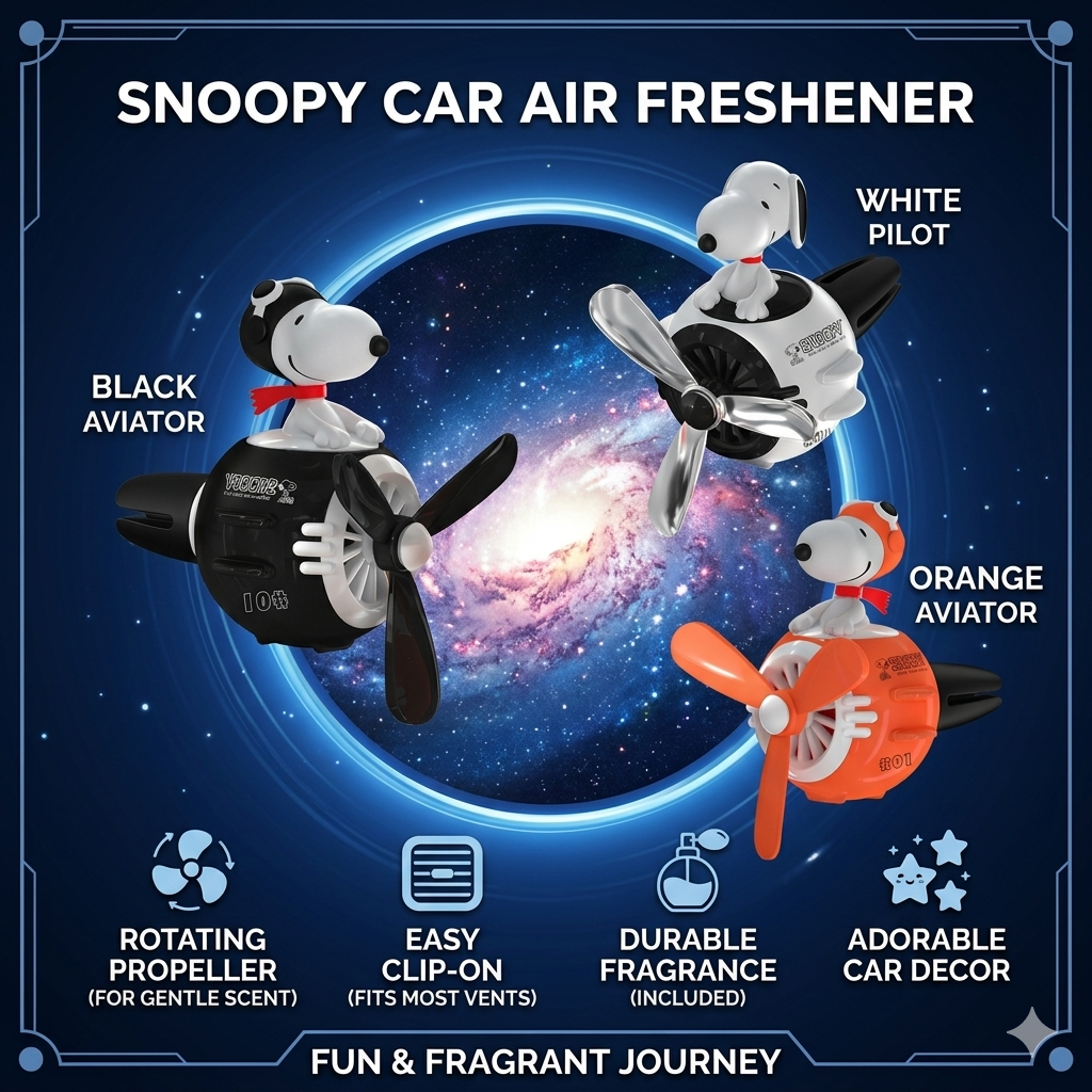 Car Accessories Perfume - Cute Snoopy Anime Car Air Freshener