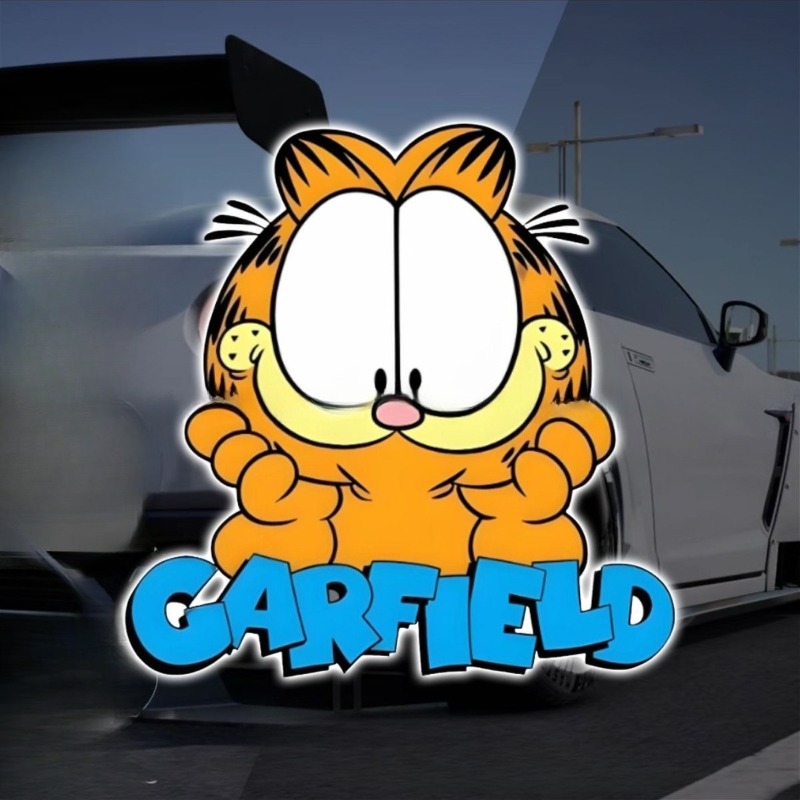 Creative cartoon cute Garfield - Car Accessories Cute avaliação e preço