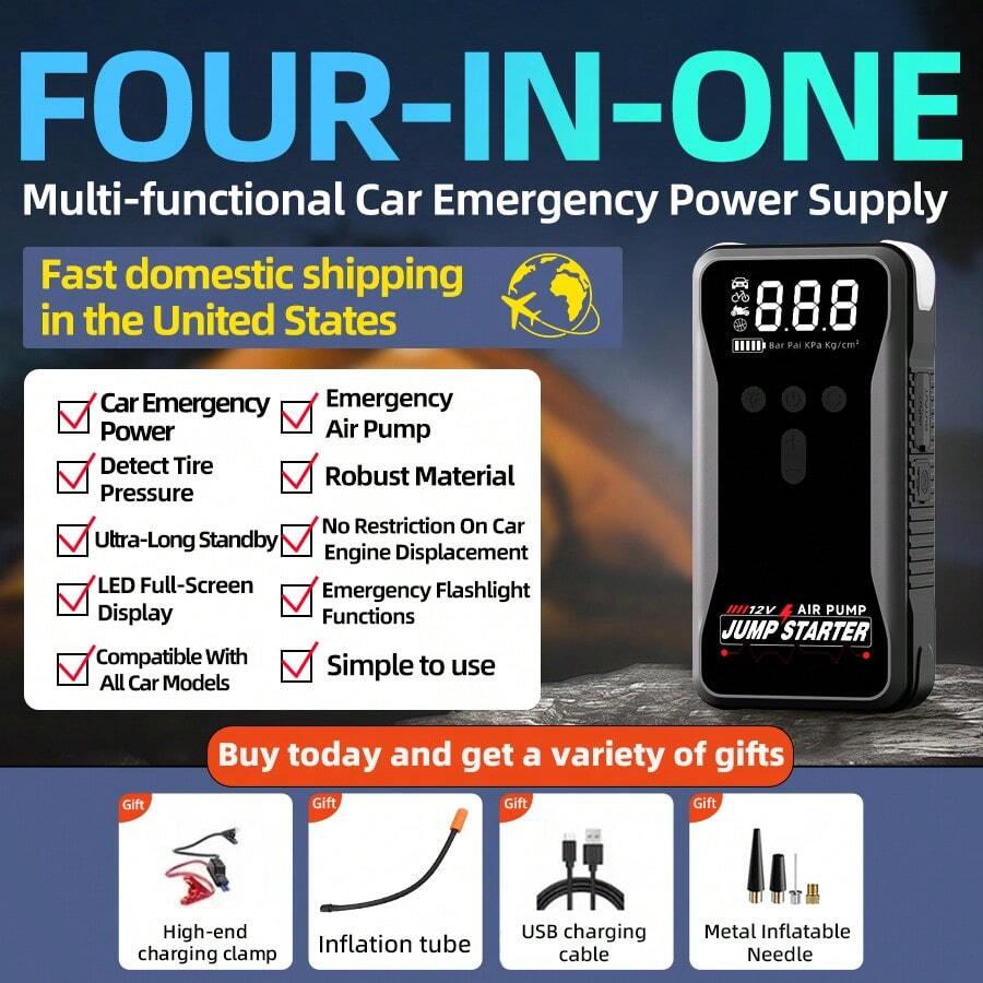 8000mAh Portable Car Jump Star - Portable Jump Starter avaliação e preço