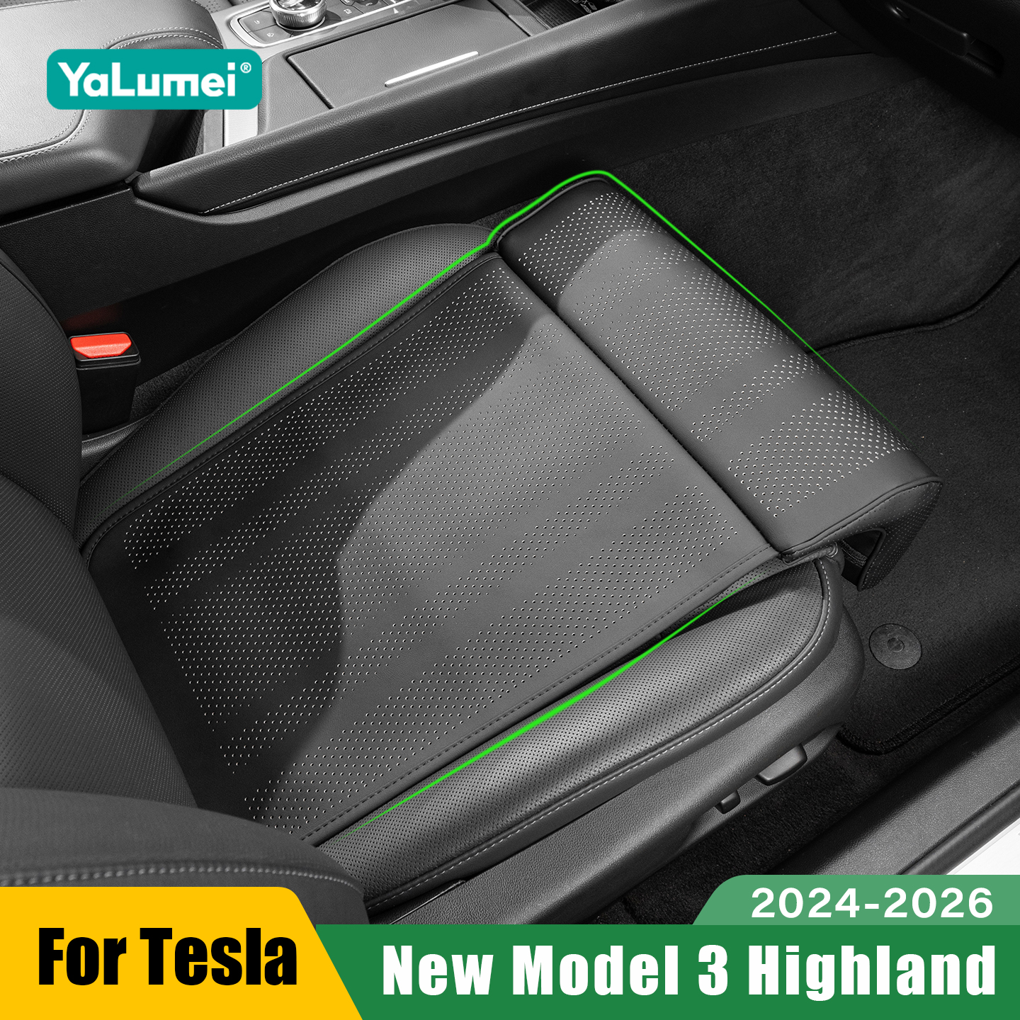 For Tesla New Model 3 Highland - Car Seat Cushion Memory Foam avaliação e preço