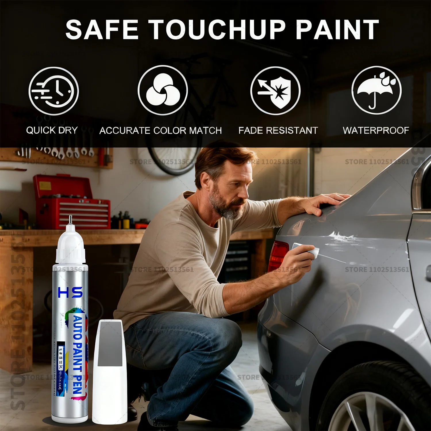 Car Paint Repair Pen Paint Scr - Volvo Car Accessories Xc90 avaliação e preço