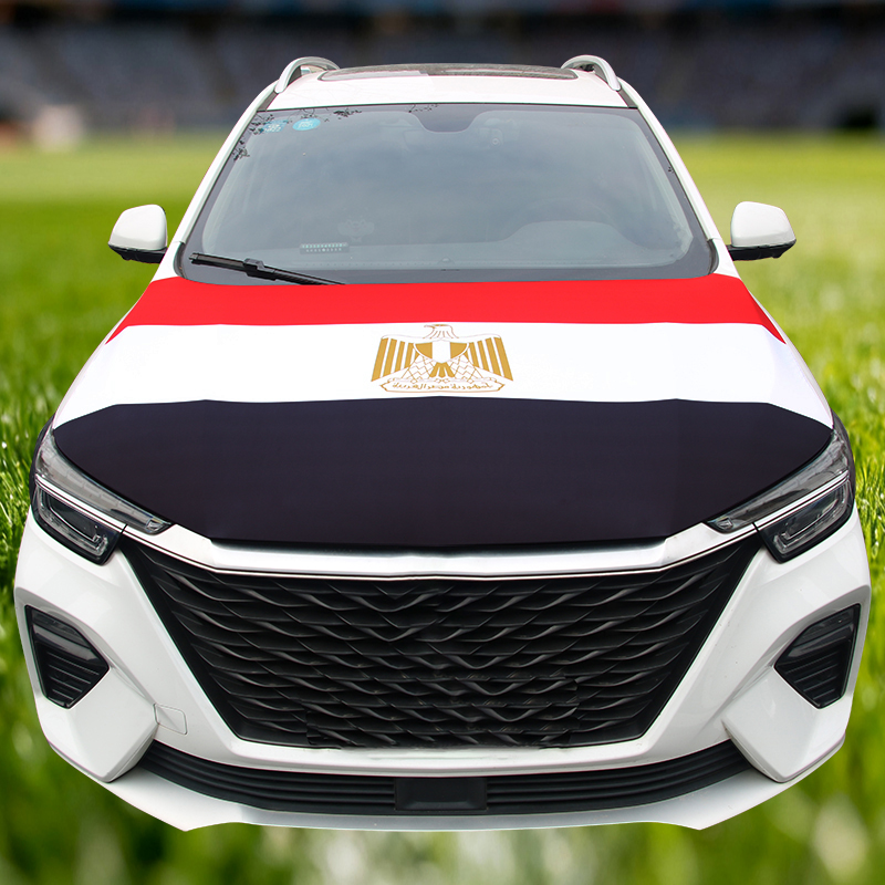 115x160 cm  Egypt Flag Car Hoo - Car Accessories Egypt avaliação e preço