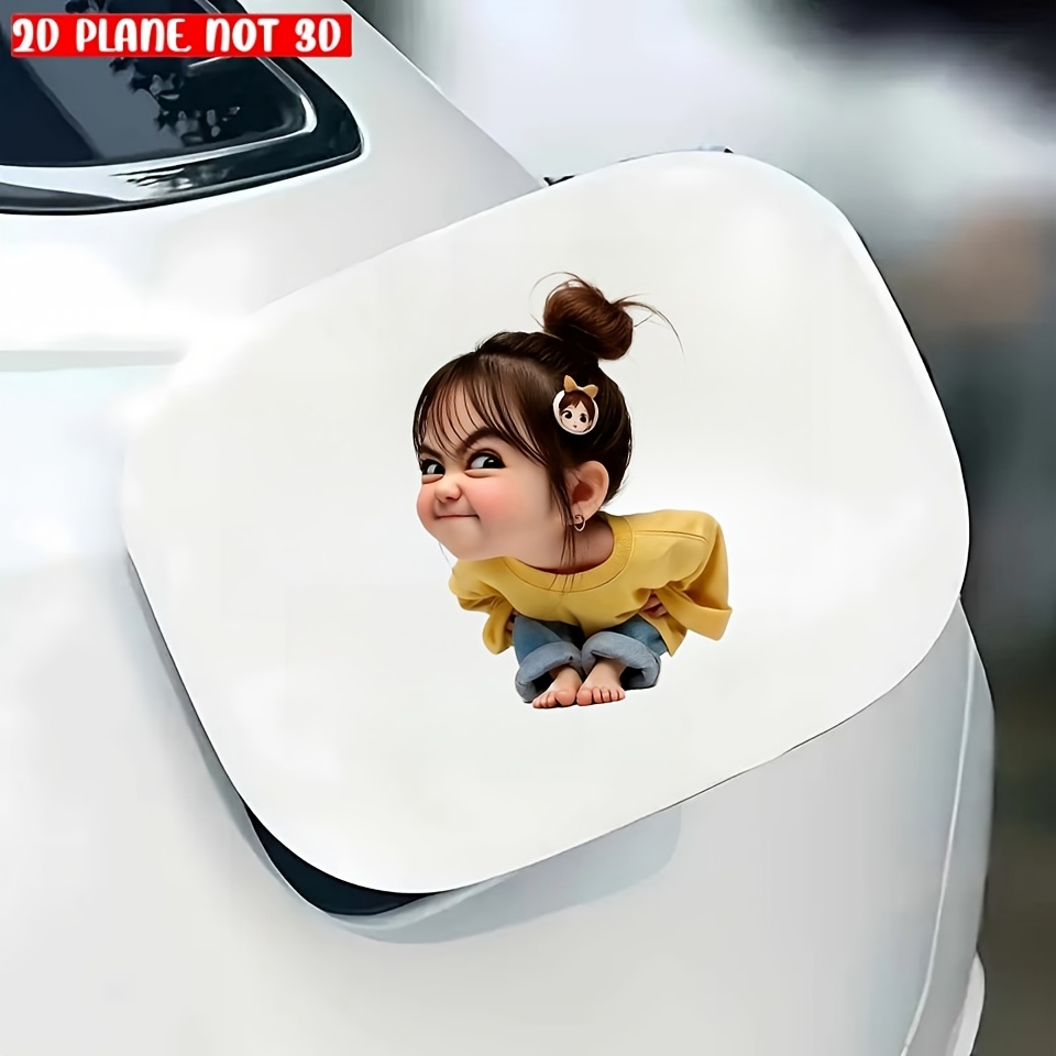 Cute Messy Bun Funny Expressio - Car Accessories Bunnings avaliação e preço