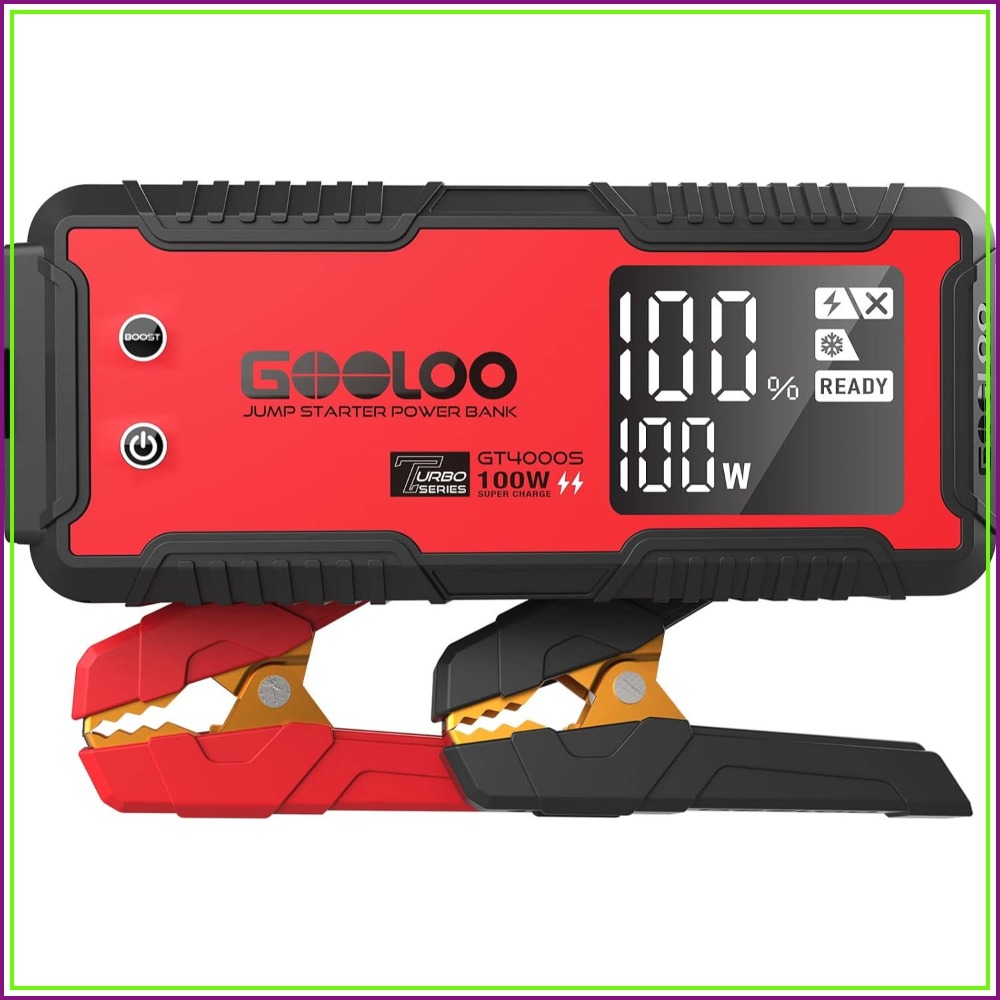 4000A Jump Starter 100W Fast C - Portable Jump Starter avaliação e preço