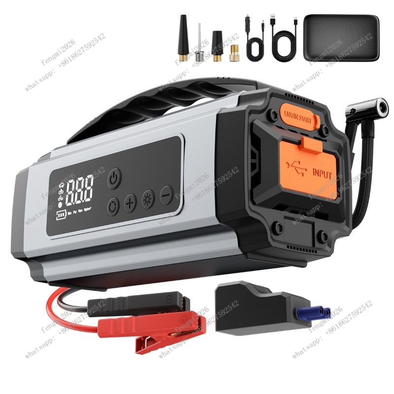 Portable Car Tire Inflator Pum - Portable Jump Starter avaliação e preço