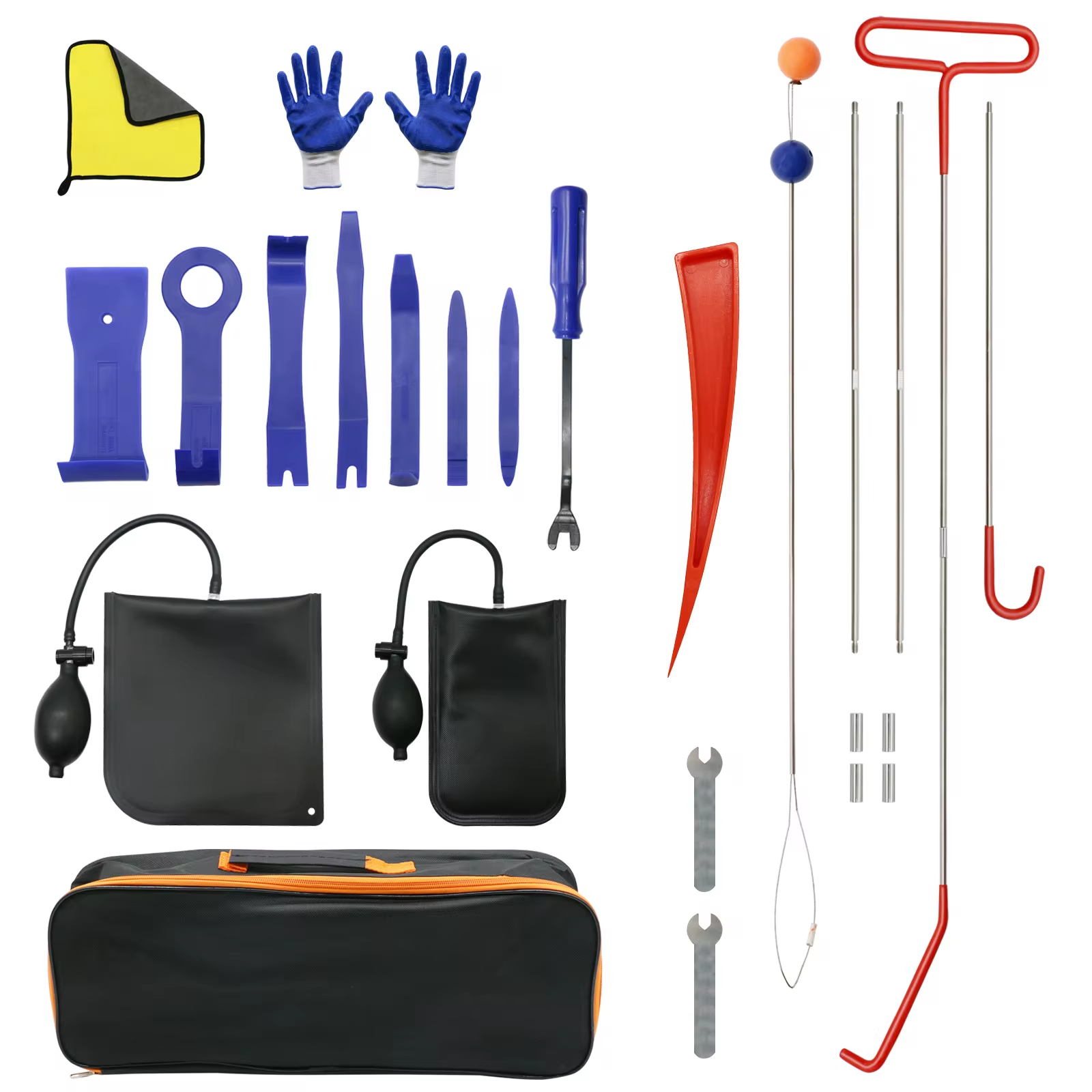 27PCS Car Wedge Pump Locksmith - Car Emergency Tool Kit avaliação e preço