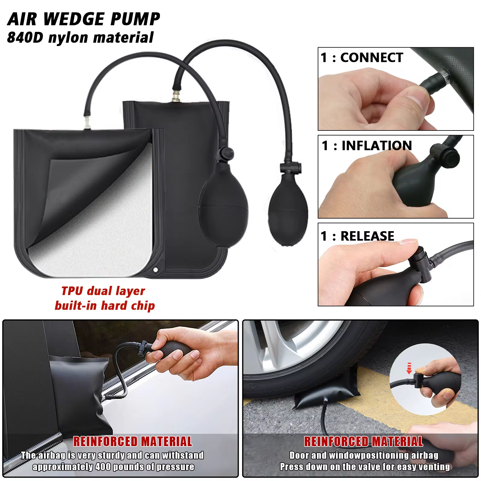 27PCS Car Wedge Pump Locksmith - Car Emergency Tool Kit avaliação e preço