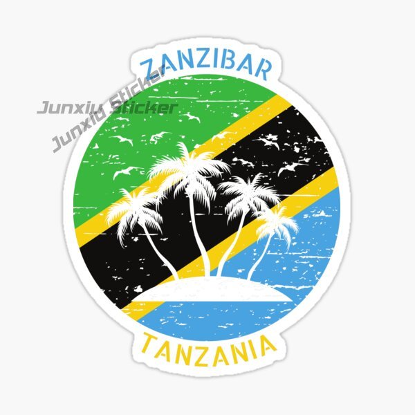 TANZANIA ZANZIBAR Flag Car Sti - Car Accessories Zanzibar avaliação e preço