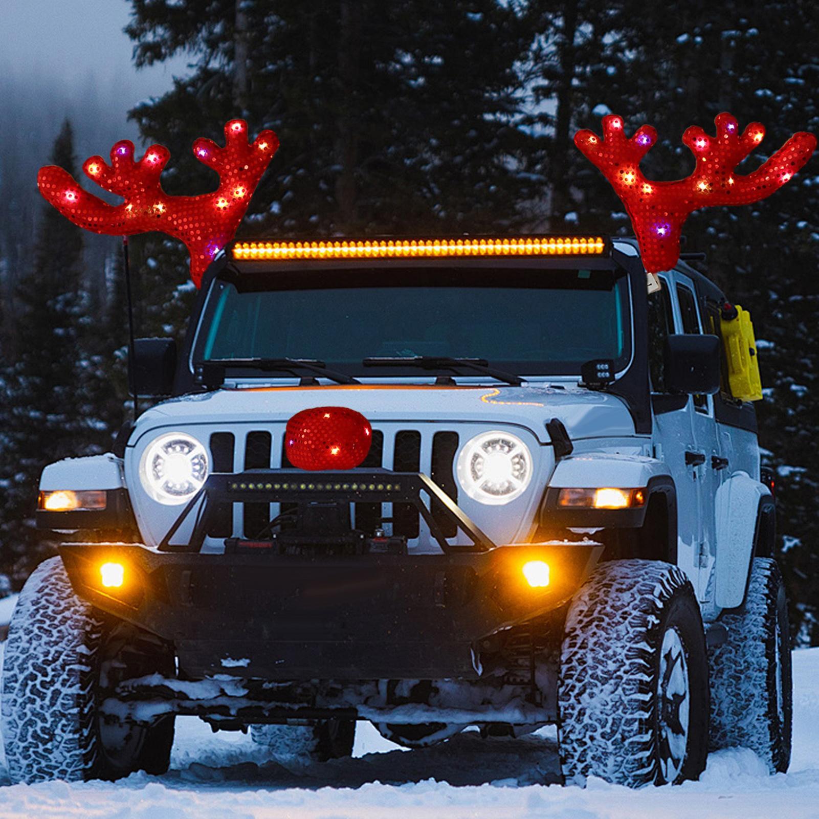 Car Christmas Decorations Cute - Car Accessories For Winter avaliação e preço