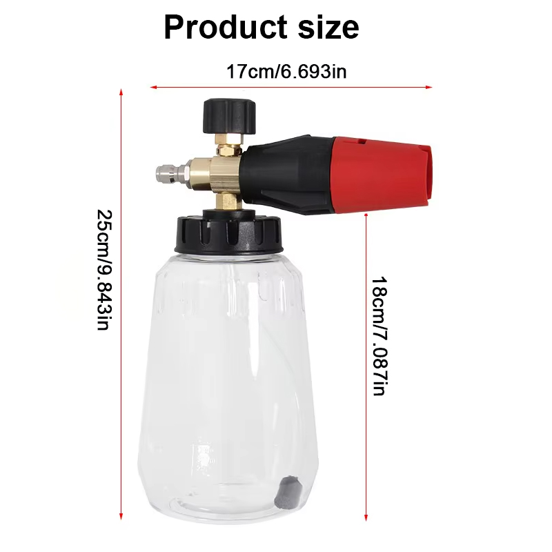 High Pressure PA Foam Cannon A - Car Accessories For Winter avaliação e preço