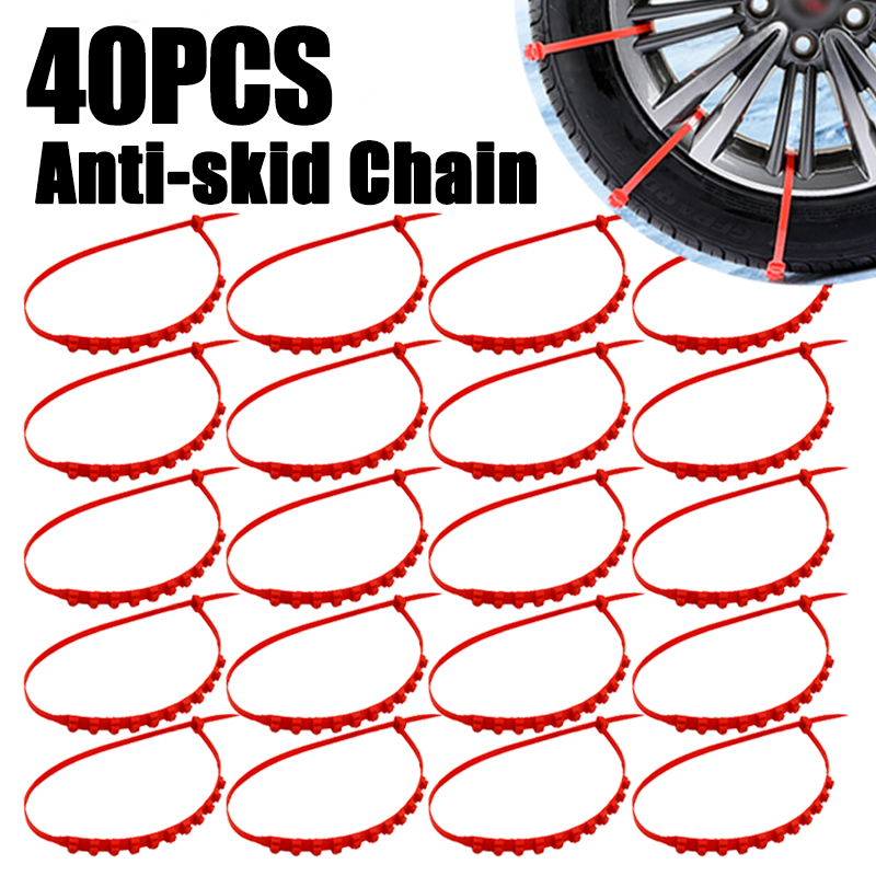 Winter Car Snow Chain Antiskid - Car Accessories For Winter avaliação e preço