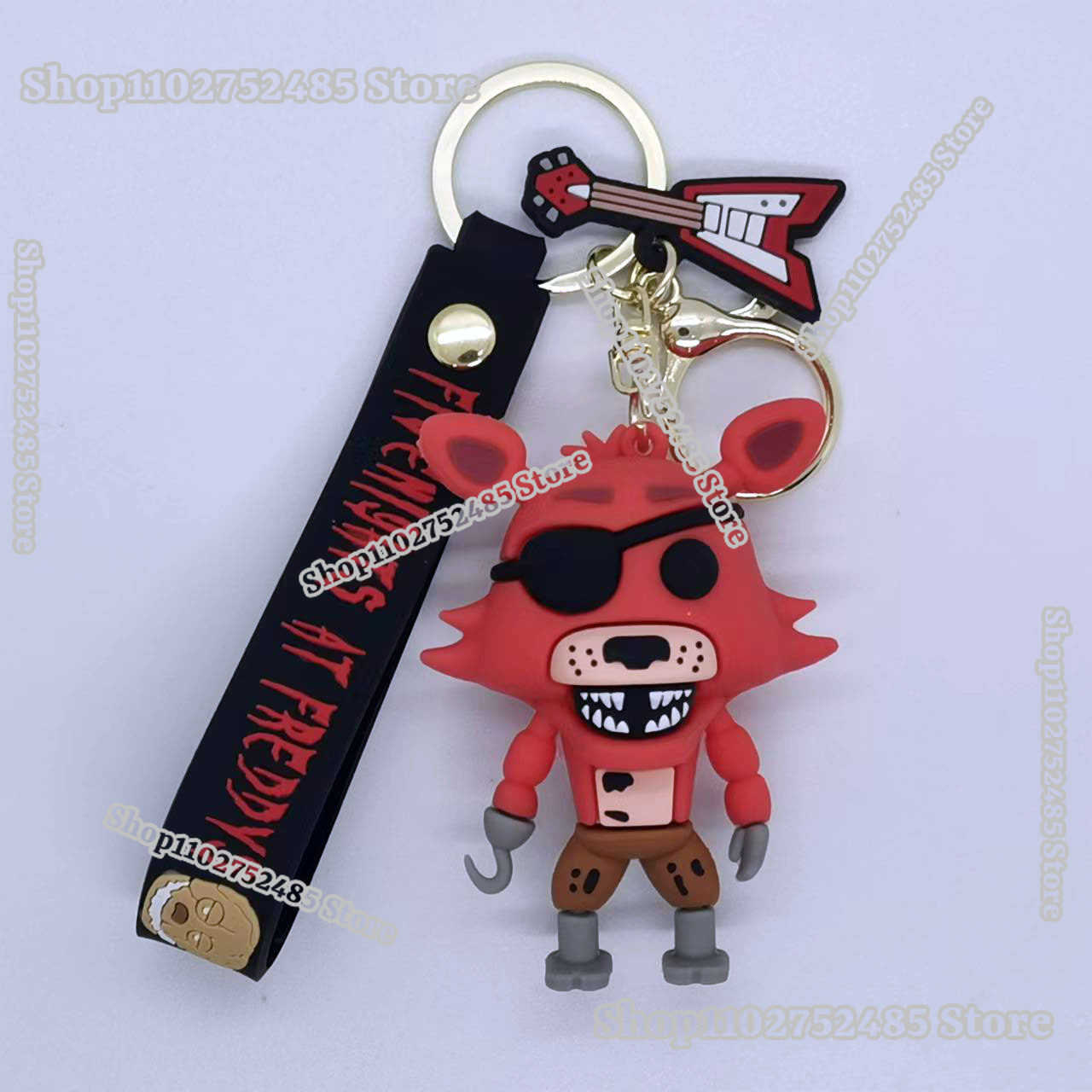 5pcs Cartoon Anime FNAF Figure - Car Accessories Gifts For Men avaliação e preço