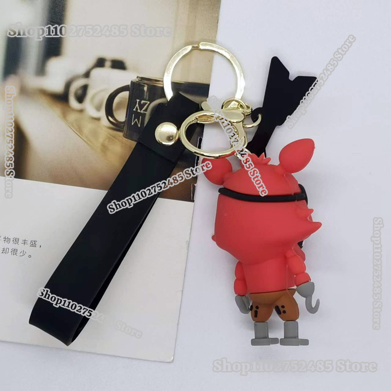 5pcs Cartoon Anime FNAF Figure - Car Accessories Gifts For Men avaliação e preço