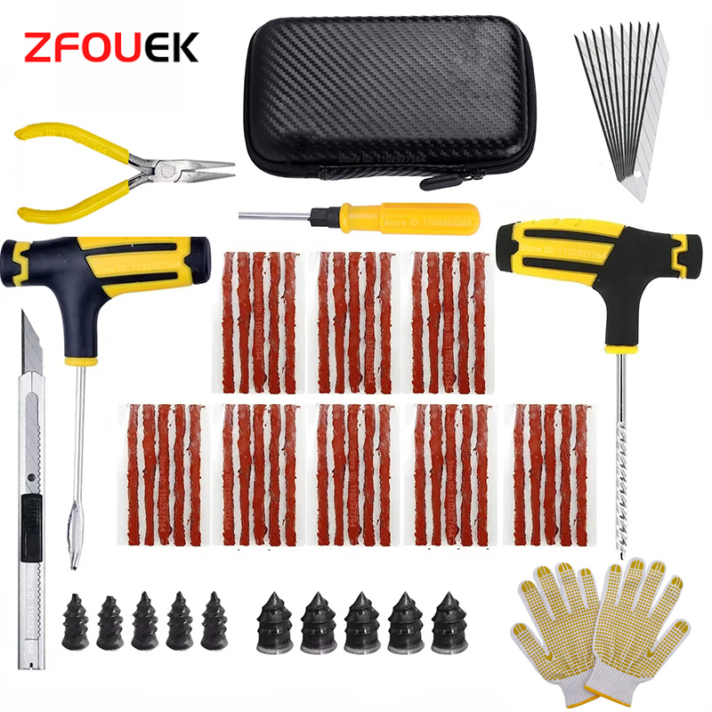 New Car Tire Repair Kit Punctu - Car Emergency Tool Kit avaliação e preço