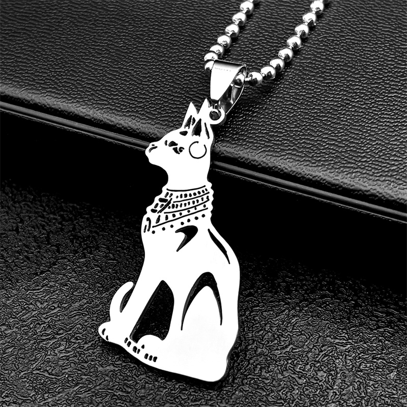 Stainless Steel Egypt Cat Bast - Car Accessories Egypt avaliação e preço