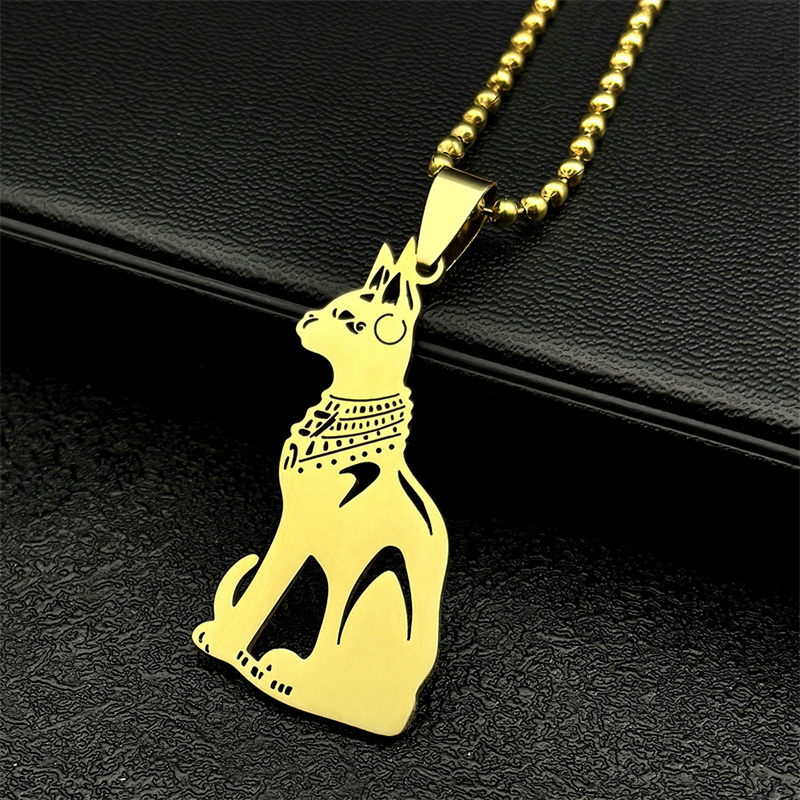 Stainless Steel Egypt Cat Bast - Car Accessories Egypt avaliação e preço