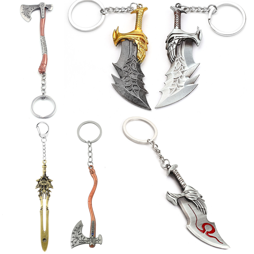 God of War 4 Kratos Sword Keyc - Car Accessories Gifts For Men avaliação e preço