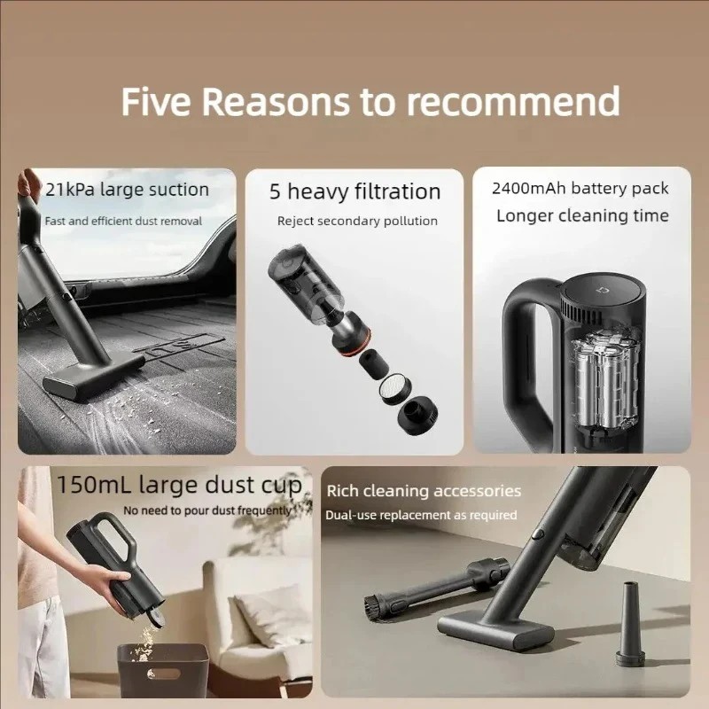 NEW MIJIA Car Vacuum Cleaner 2 - Car Vacuum Cleaner avaliação e preço