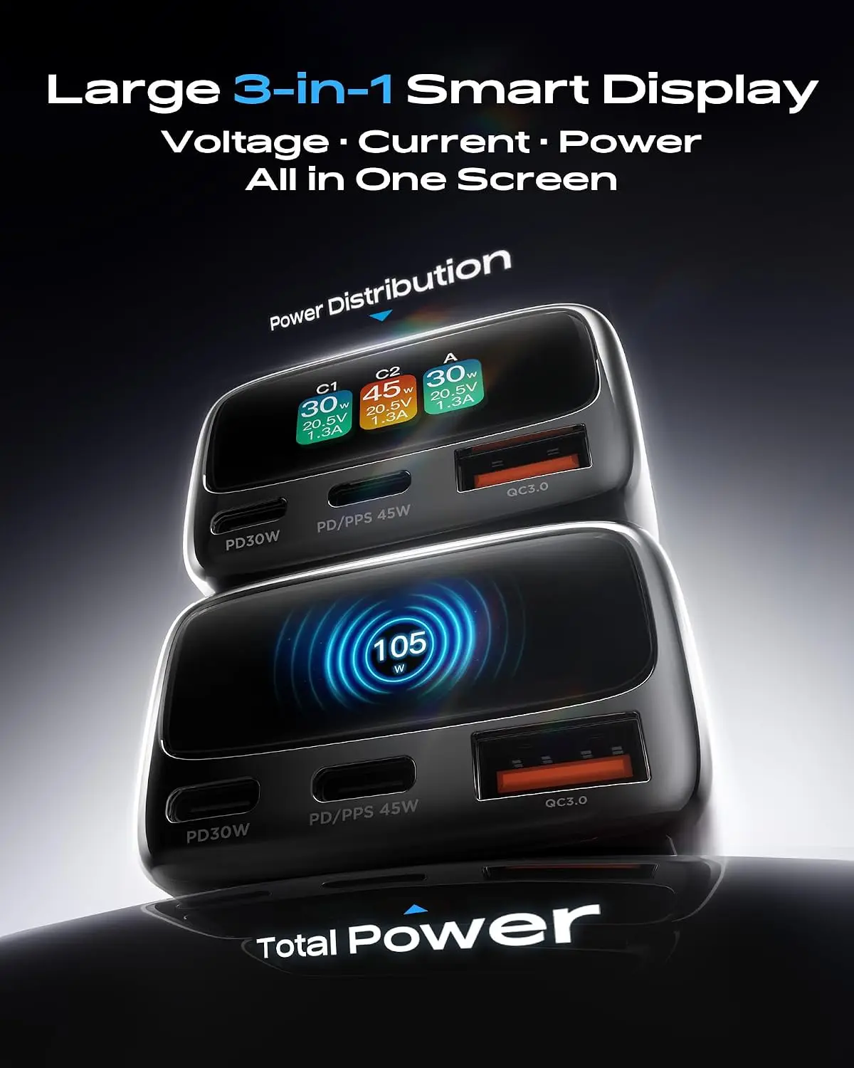 105W USB C Car Charger with Di - Car Accessories Gifts For Men avaliação e preço