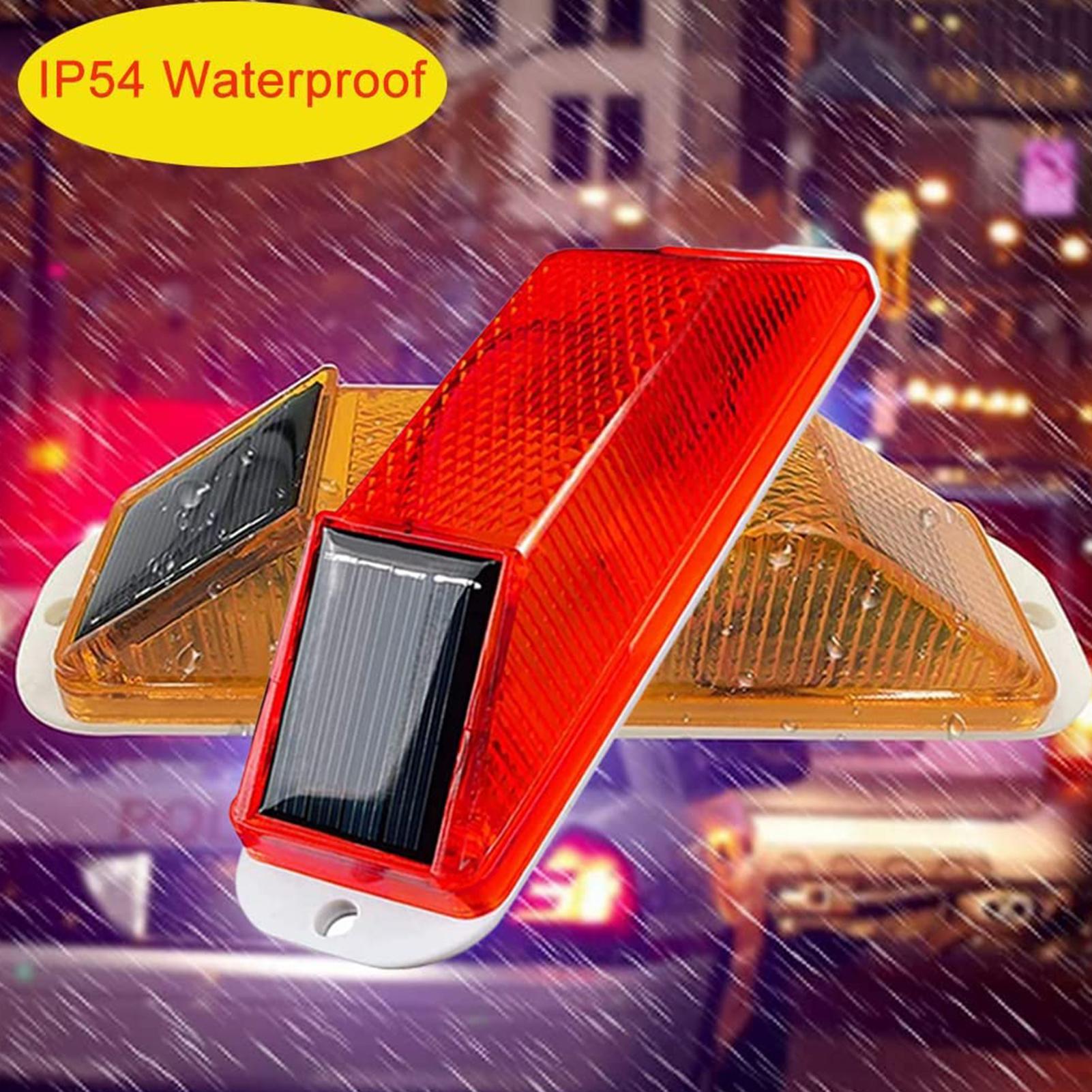 LED Solar Strobe Warning Lamp  - Car Accessories For Night Driving avaliação e preço
