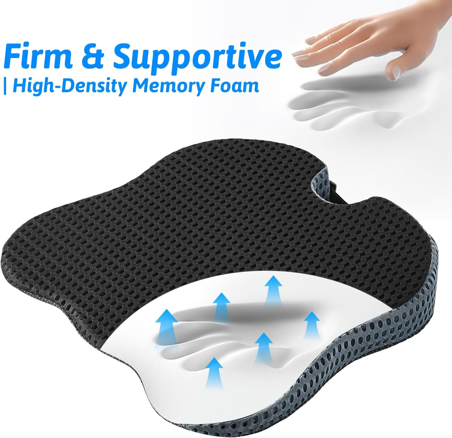 Cushion Non Slip Orthopedic Me - Car Seat Cushion Memory Foam avaliação e preço