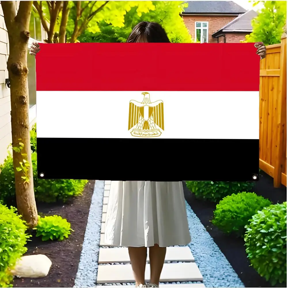 Flag of Egypt Flags Daily four - Car Accessories Egypt avaliação e preço