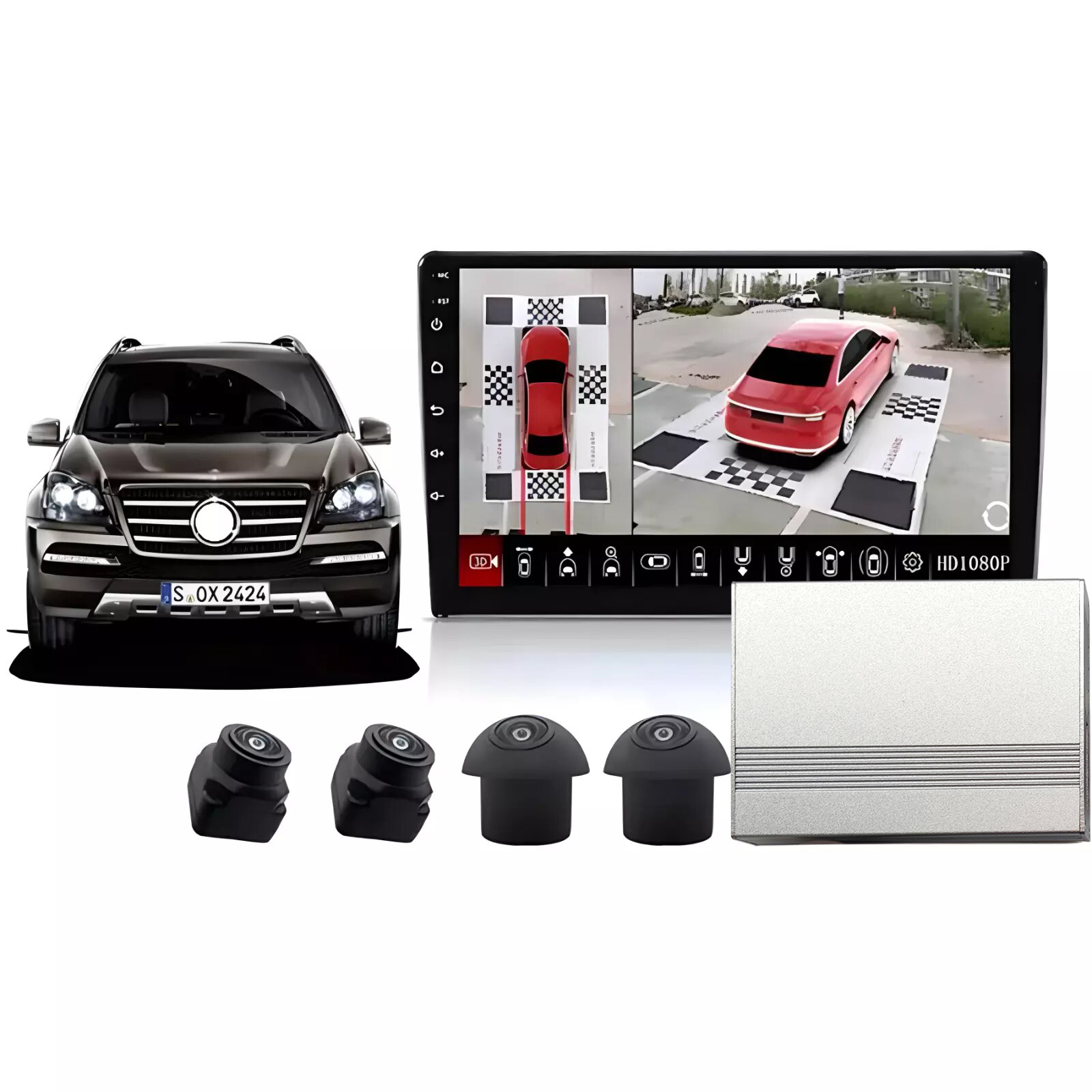 Car 360 Panoramic Camera Drivi - Car Accessories For Night Driving avaliação e preço
