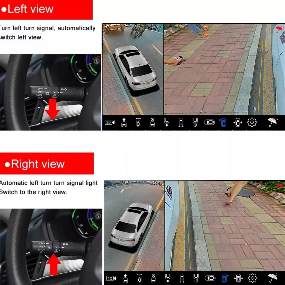Car 360 Panoramic Camera Drivi - Car Accessories For Night Driving avaliação e preço