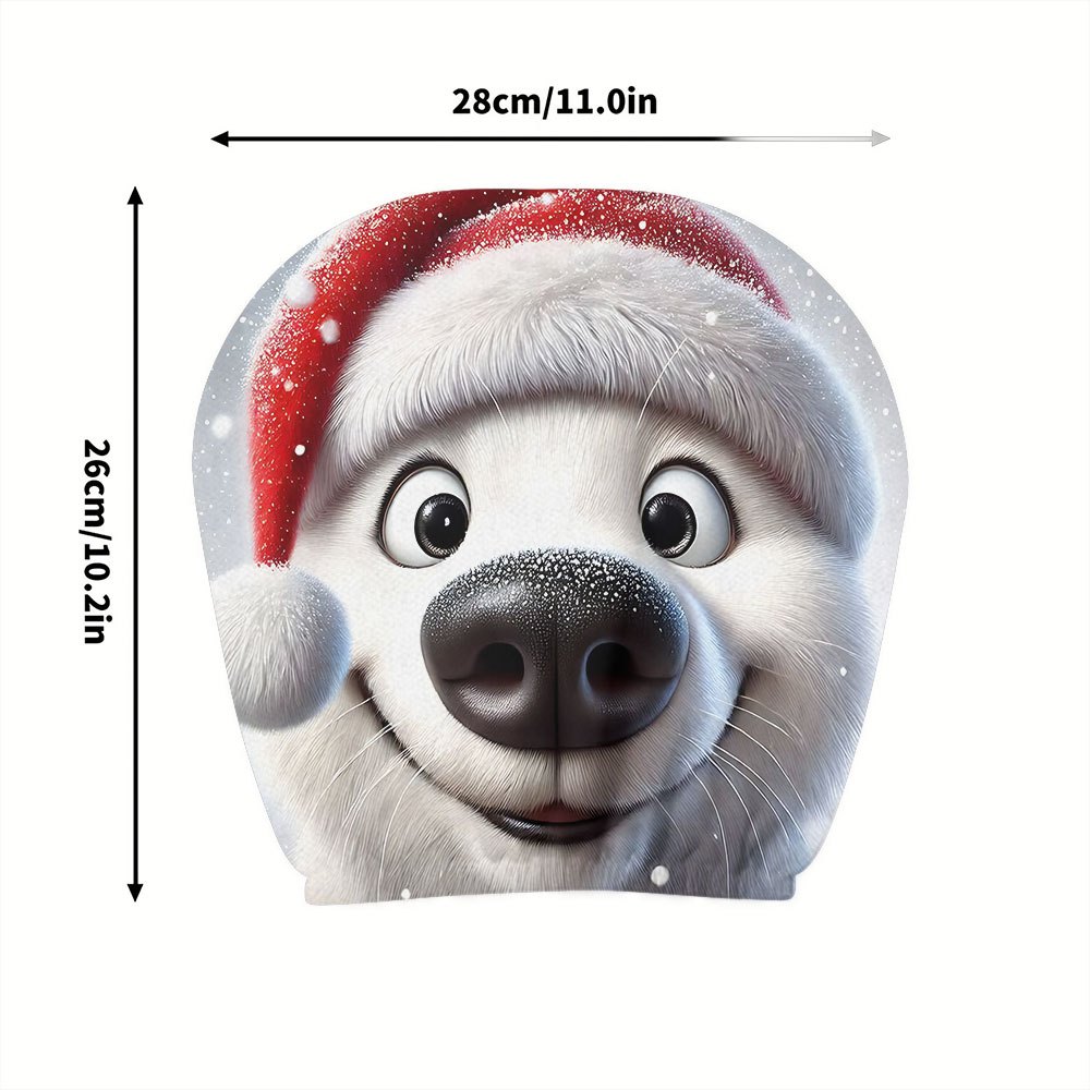 2pcs Christmas hats, cute pupp - Car Accessories For Winter avaliação e preço