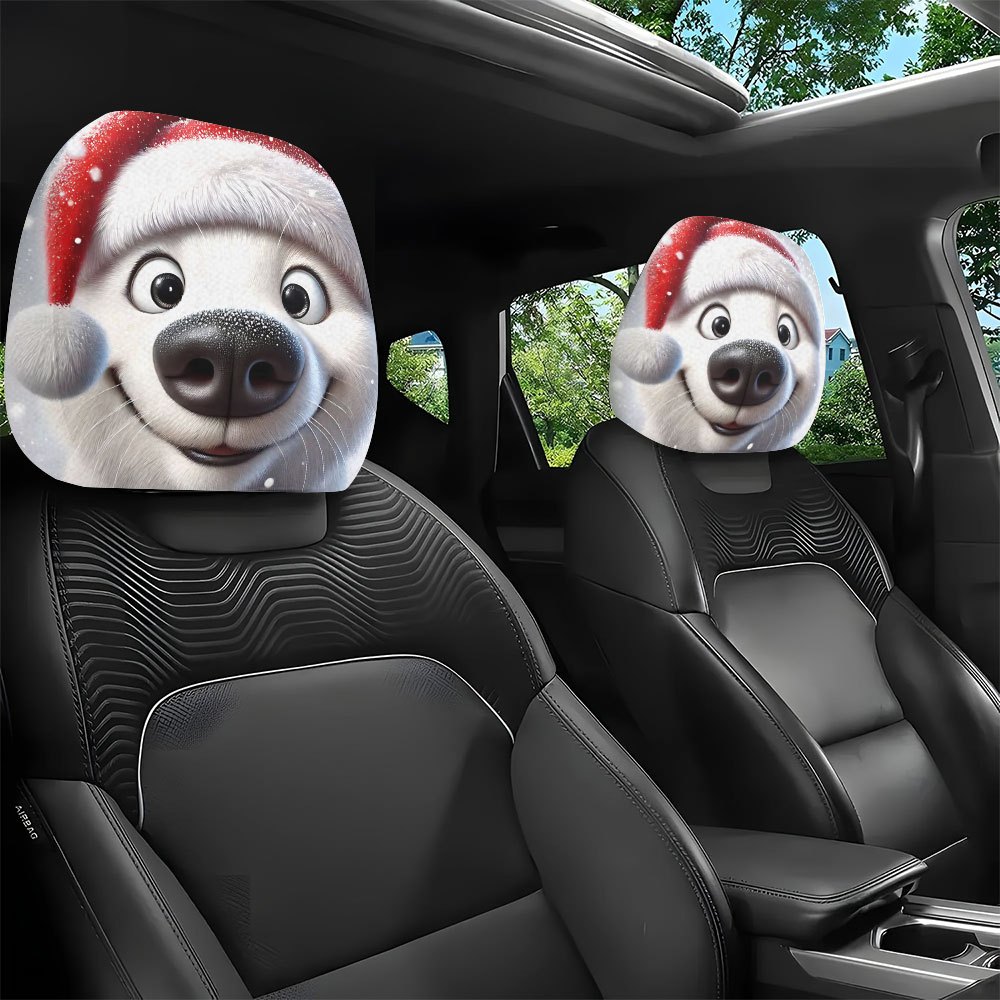 2pcs Christmas hats, cute pupp - Car Accessories For Winter avaliação e preço