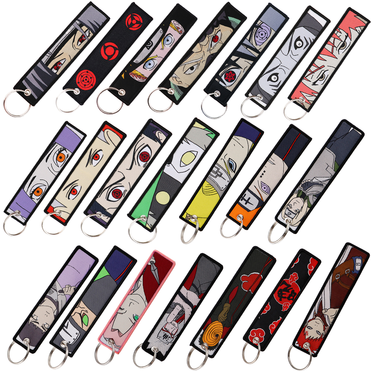 Anime Embroidery Keychain Key  - Car Accessories Cute avaliação e preço