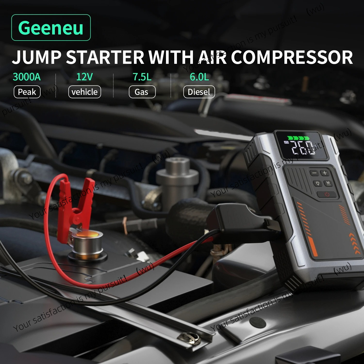 Portable Car Jump Starter With - Portable Jump Starter avaliação e preço
