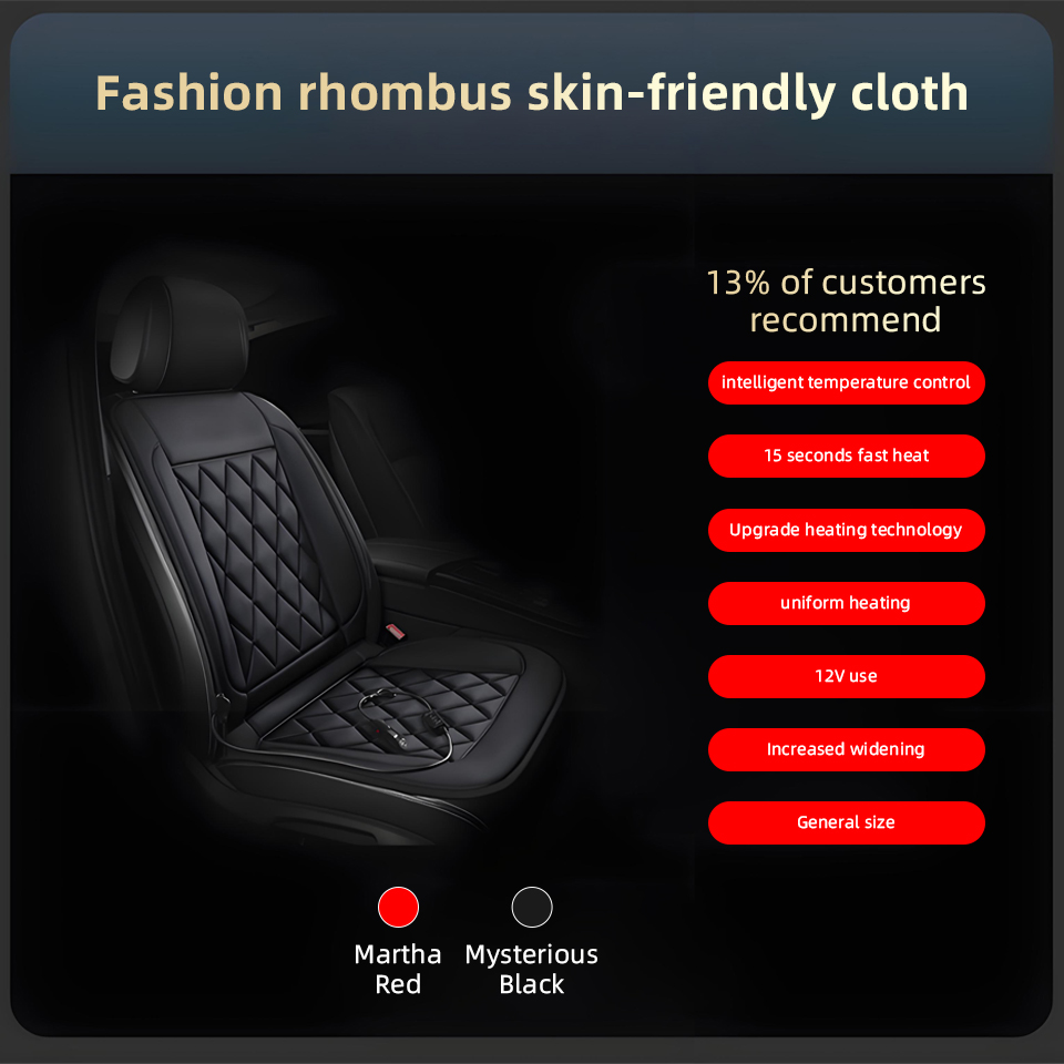 12V Universal Car Heated Seats - Car Accessories For Winter avaliação e preço