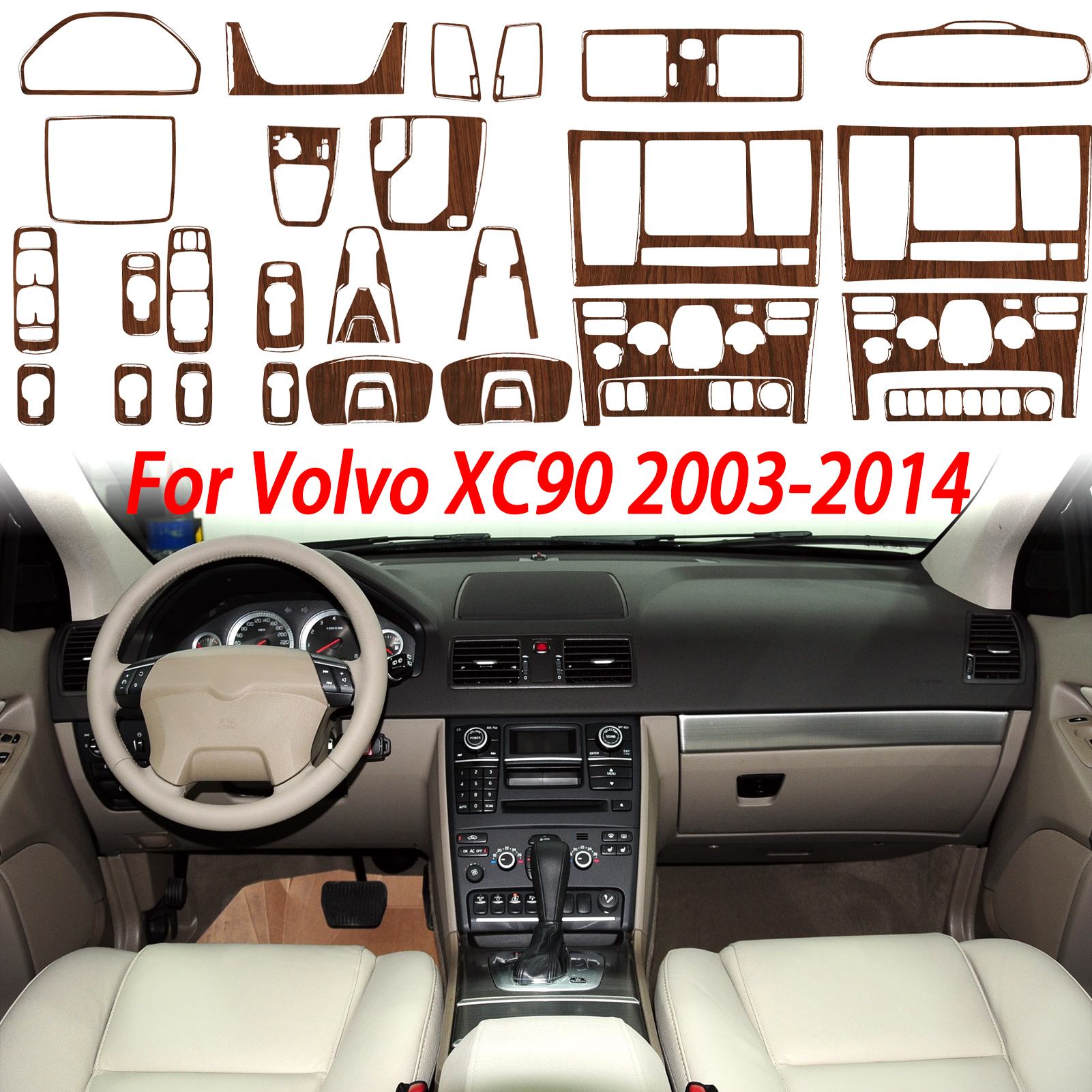 Wood Grain Car Interior Access - Volvo Car Accessories Xc90 avaliação e preço