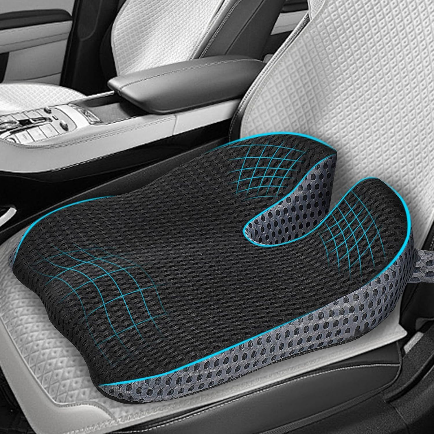 Memory Foam Car Wedge Seat Cus - Car Seat Cushion Memory Foam avaliação e preço