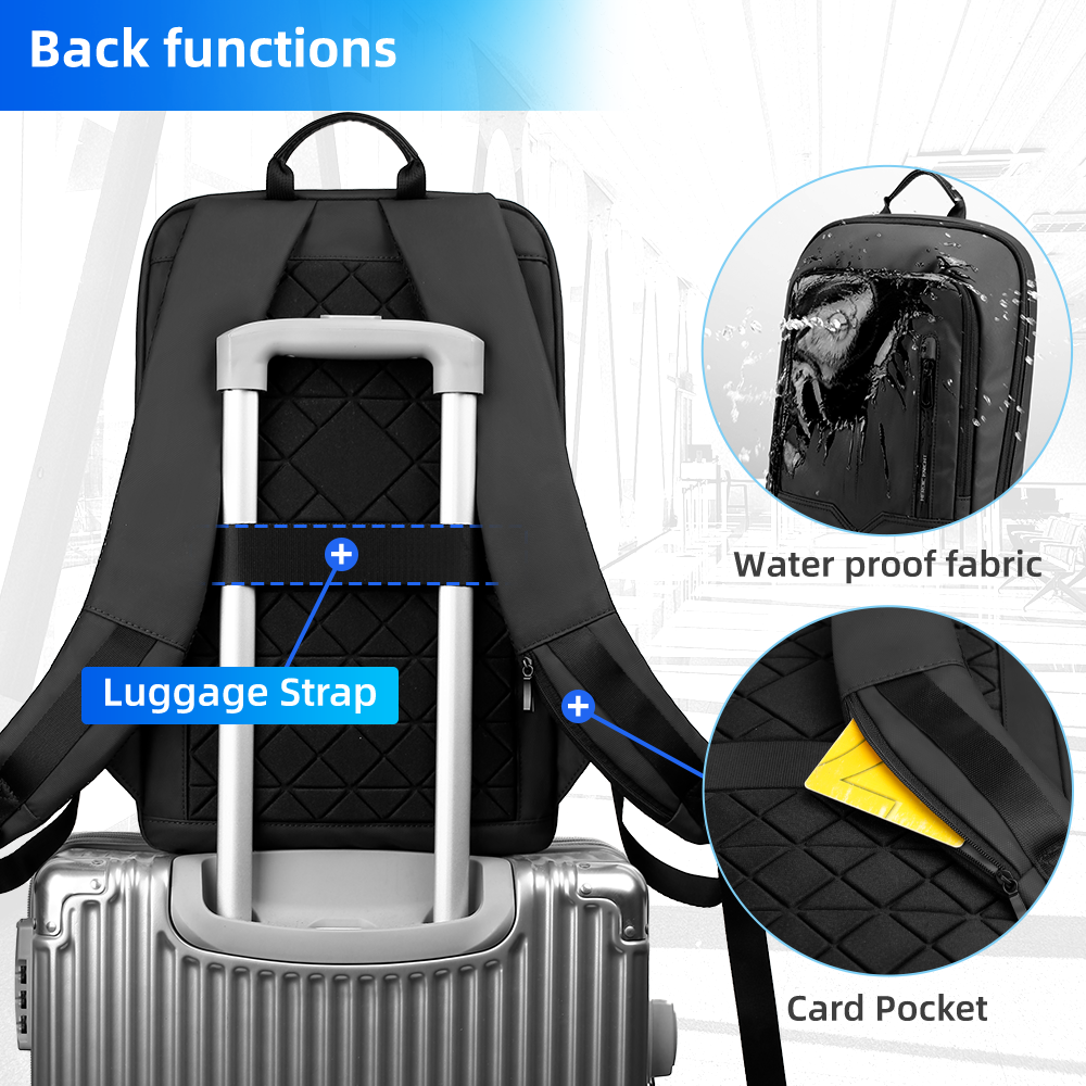 HK Slim Business Backpack for  - Car Accessories Gifts For Men avaliação e preço