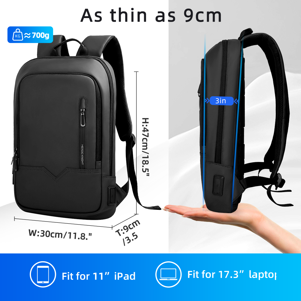 HK Slim Business Backpack for  - Car Accessories Gifts For Men avaliação e preço