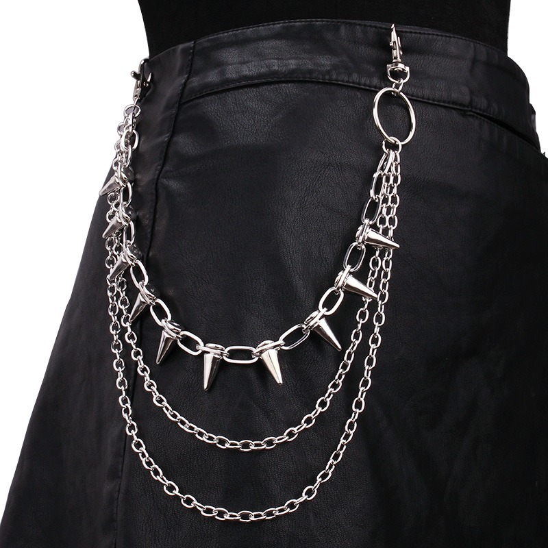 Hip Hop Punk Rock Metal Pants  - Car Accessories Gifts For Men avaliação e preço