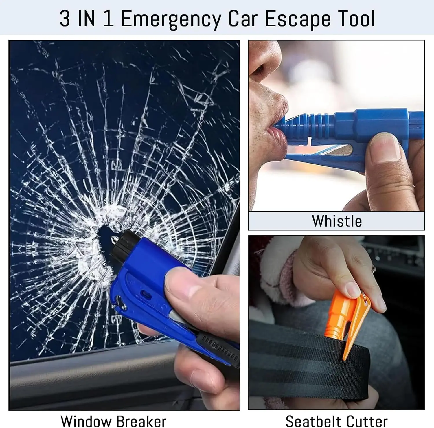 Safety Hammer Car Escape Tool  - Car Emergency Tool Kit avaliação e preço